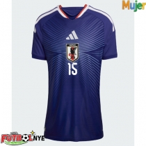 Camiseta Japón Daichi Kamada #15 Primera Equipación para mujer Mundial 2026 manga corta